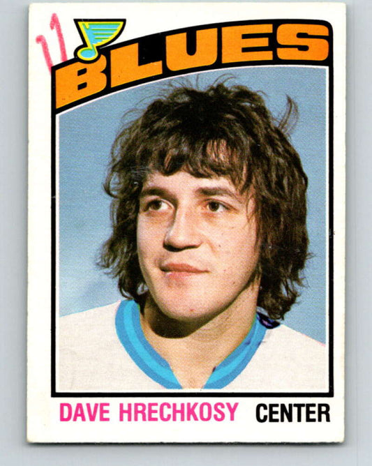 1976-77 O-Pee-Chee #364 Dave Hrechkosy  St. Louis Blues  V12884