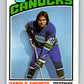 1976-77 O-Pee-Chee #366 Harold Snepsts  Vancouver Canucks  V12887