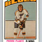 1976-77 O-Pee-Chee #371 Pierre Plante  St. Louis Blues  V12899