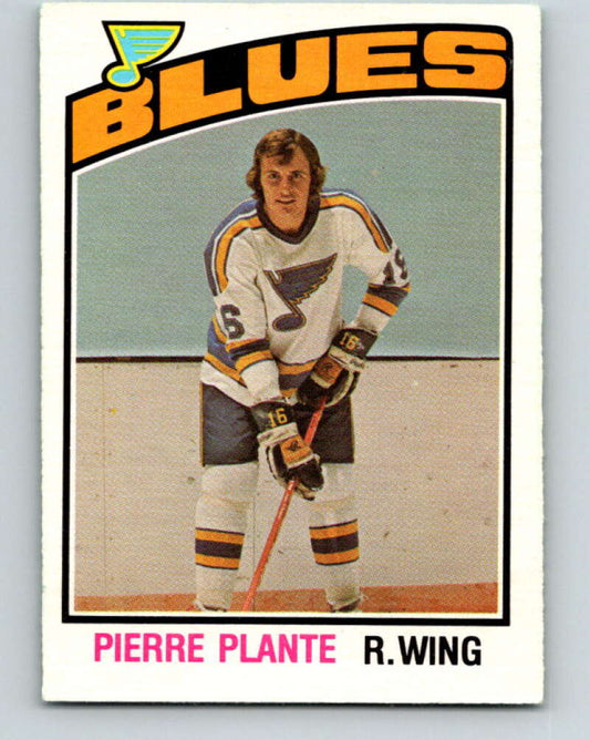 1976-77 O-Pee-Chee #371 Pierre Plante  St. Louis Blues  V12899