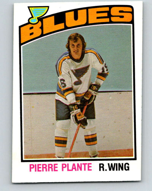 1976-77 O-Pee-Chee #371 Pierre Plante  St. Louis Blues  V12901
