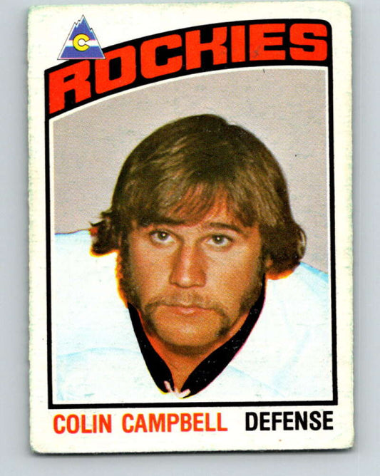 1976-77 O-Pee-Chee #372 Colin Campbell  Colorado Rockies  V12902