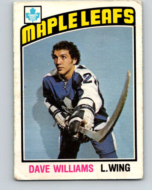 1976-77 O-Pee-Chee #373 Tiger Williams  RC Rookie Toronto  V12906
