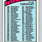 1976-77 O-Pee-Chee #377 Checklist   V12915