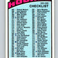 1976-77 O-Pee-Chee #377 Checklist   V12916