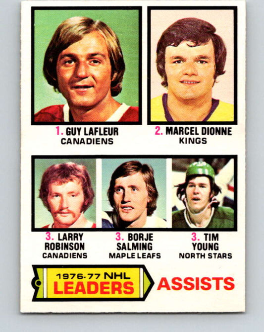 1977-78 O-Pee-Chee #2 LaFleur/Dionne/Robinson/Salming LL  V12935