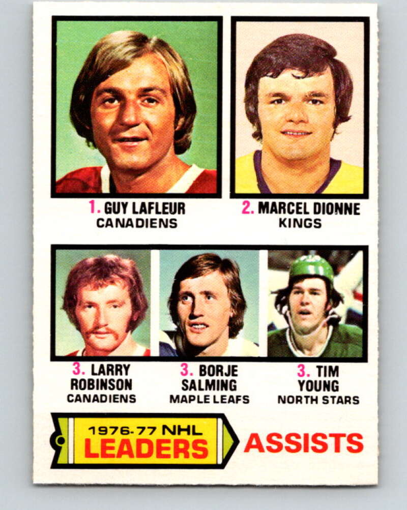 1977-78 O-Pee-Chee #2 LaFleur/Dionne/Robinson/Salming LL  V12937