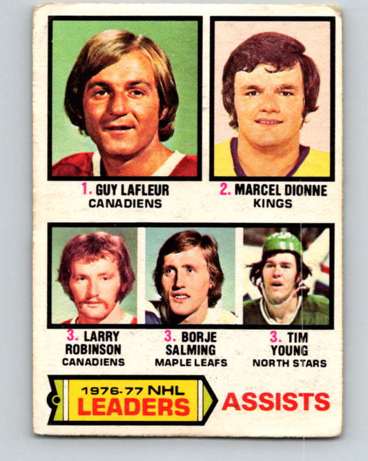 1977-78 O-Pee-Chee #2 LaFleur/Dionne/Robinson/Salming LL  V12938