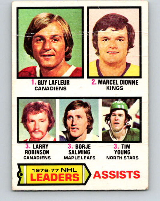 1977-78 O-Pee-Chee #2 LaFleur/Dionne/Robinson/Salming LL  V12939