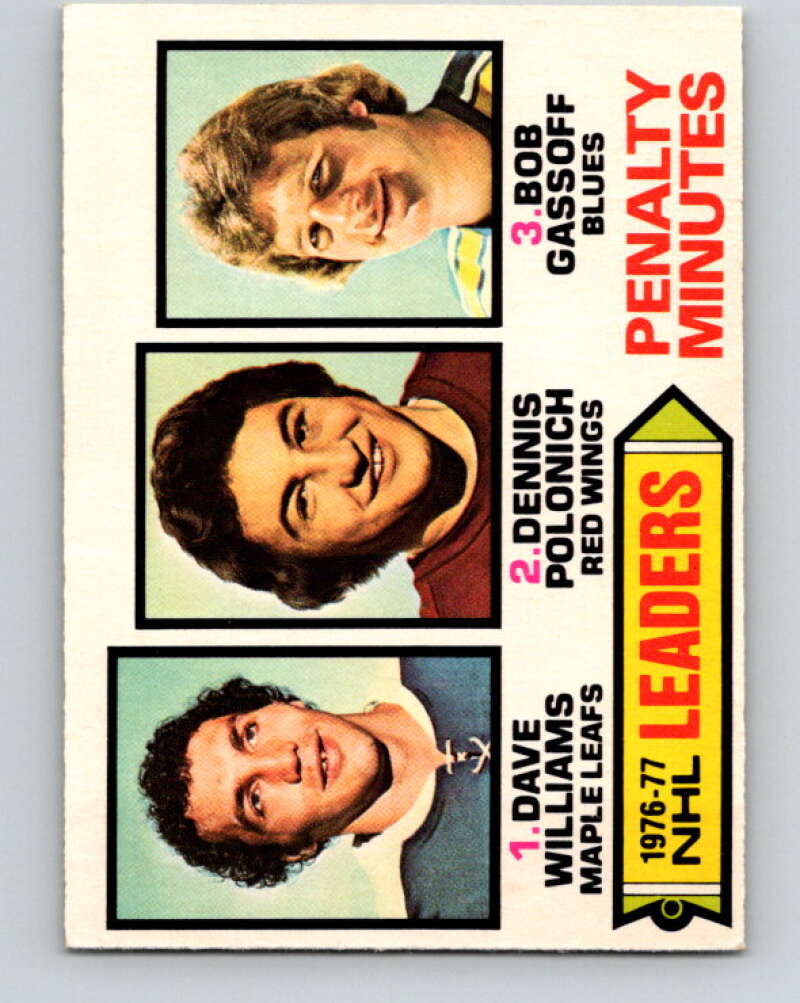 1977-78 O-Pee-Chee #4 Williams/Polonich/Gassoff LL V12944