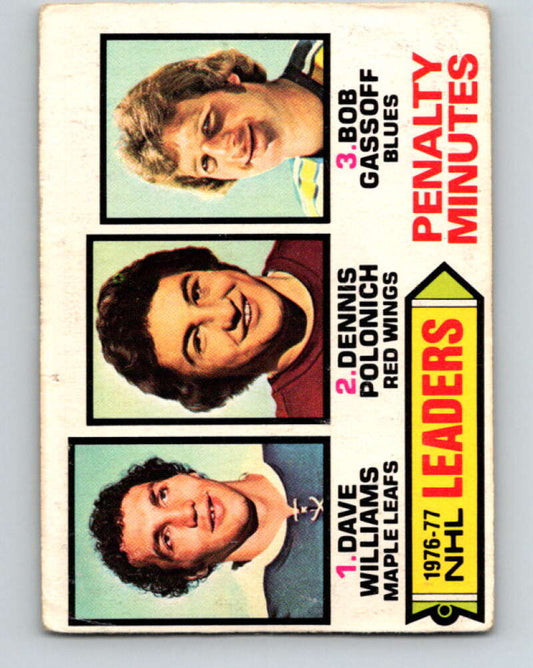 1977-78 O-Pee-Chee #4 Williams/Polonich/Gassoff LL V12946