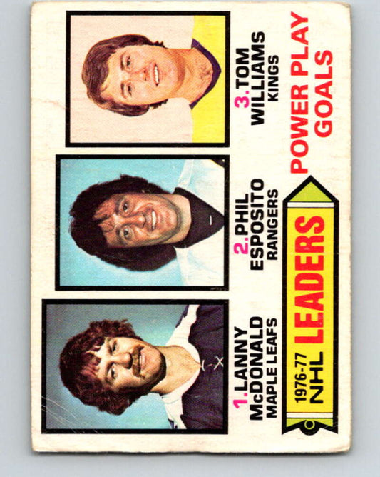 1977-78 O-Pee-Chee #5 McDonald/Esposito/Williams LL  V12948