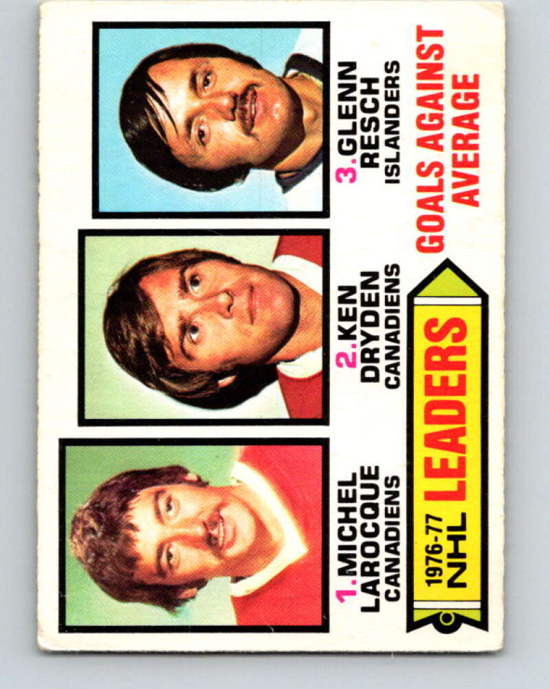 1977-78 O-Pee-Chee #6 Larocque/Dryden/Resch LL  V12949