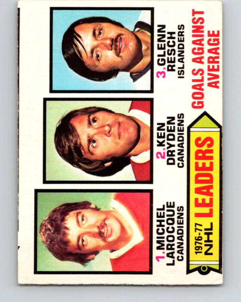 1977-78 O-Pee-Chee #6 Larocque/Dryden/Resch LL  V12951