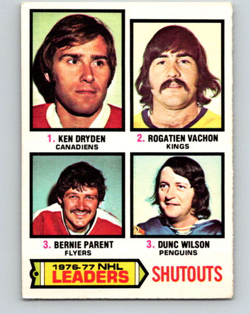 1977-78 O-Pee-Chee #8 Dryden/Vachon/Parent/Wilson LL  V12962