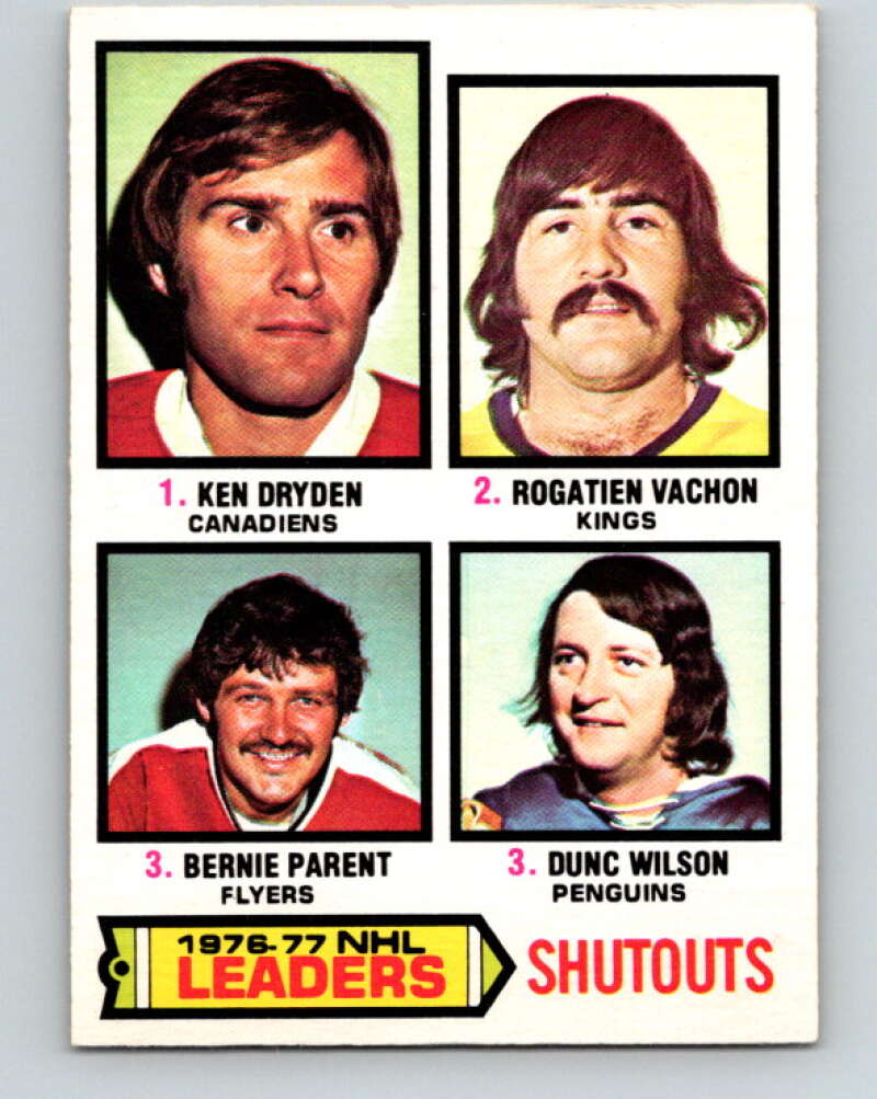 1977-78 O-Pee-Chee #8 Dryden/Vachon/Parent/Wilson LL  V12964