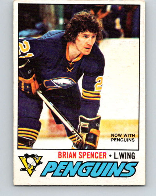 1977-78 O-Pee-Chee #9 Brian Spencer  Pittsburgh Penguins  V12967