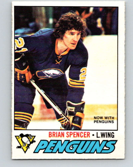 1977-78 O-Pee-Chee #9 Brian Spencer  Pittsburgh Penguins  V12968