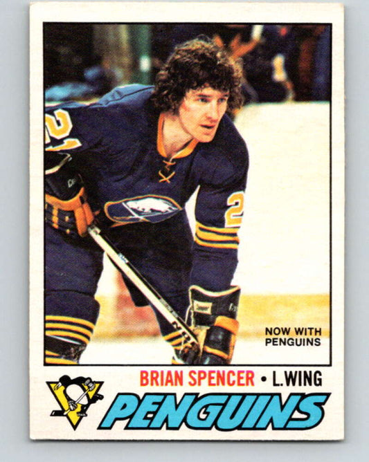 1977-78 O-Pee-Chee #9 Brian Spencer  Pittsburgh Penguins  V12970
