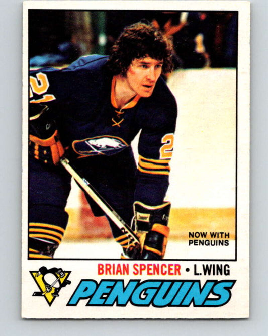 1977-78 O-Pee-Chee #9 Brian Spencer  Pittsburgh Penguins  V12971