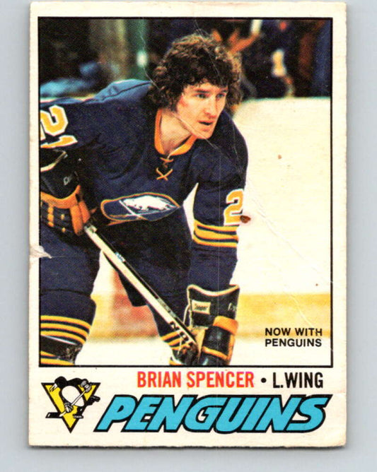 1977-78 O-Pee-Chee #9 Brian Spencer  Pittsburgh Penguins  V12972