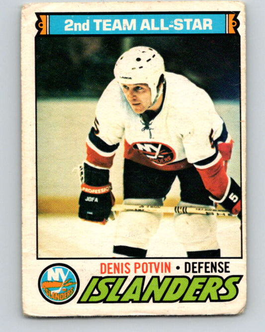 1977-78 O-Pee-Chee #10 Denis Potvin AS  New York Islanders  V12982