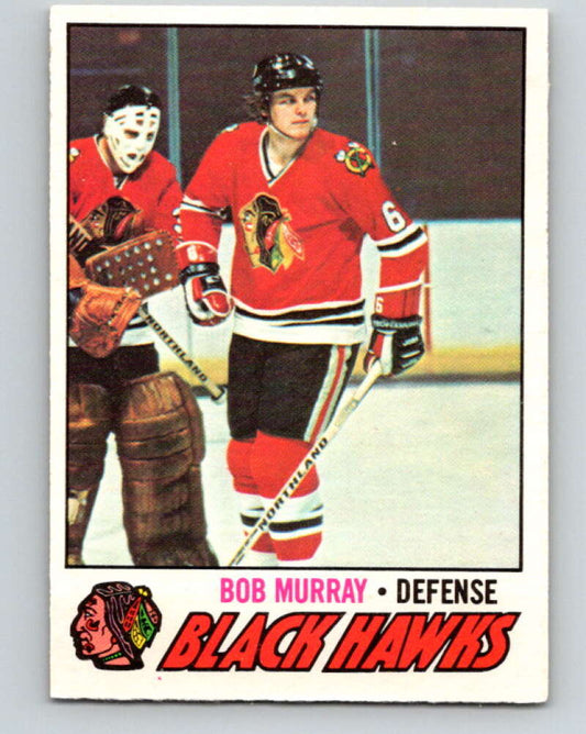 1977-78 O-Pee-Chee #12 Bob Murray  Chicago Blackhawks  V12986