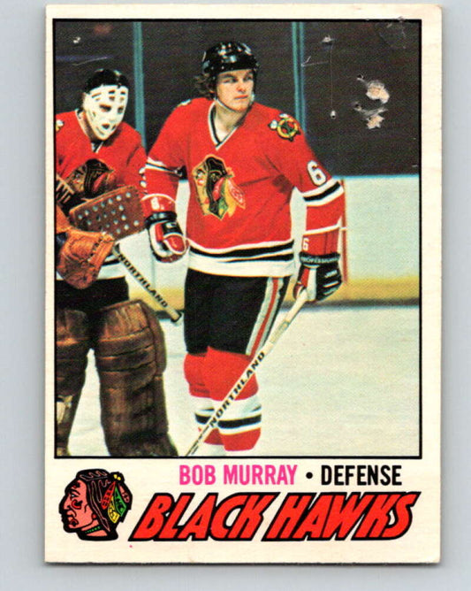 1977-78 O-Pee-Chee #12 Bob Murray  Chicago Blackhawks  V12989