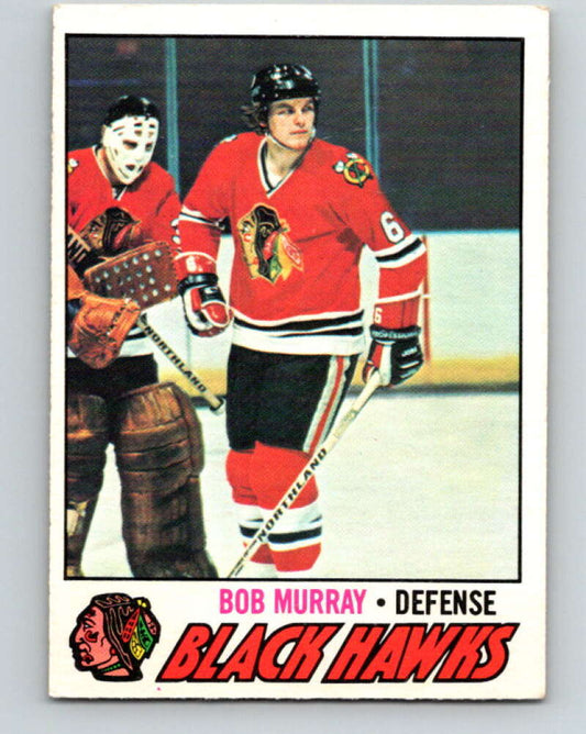 1977-78 O-Pee-Chee #12 Bob Murray  Chicago Blackhawks  V12990