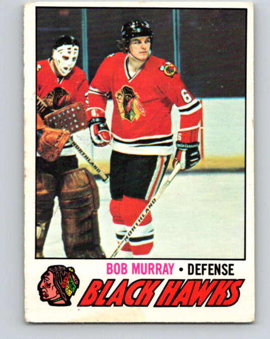 1977-78 O-Pee-Chee #12 Bob Murray  Chicago Blackhawks  V12992