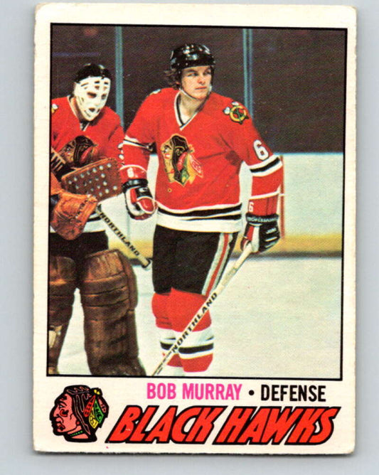 1977-78 O-Pee-Chee #12 Bob Murray  Chicago Blackhawks  V12993