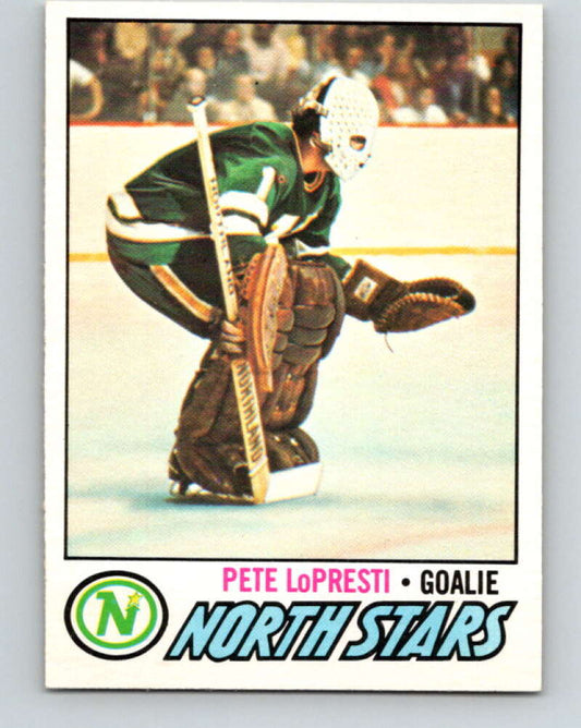 1977-78 O-Pee-Chee #13 Pete LoPresti  Minnesota North Stars  V12994