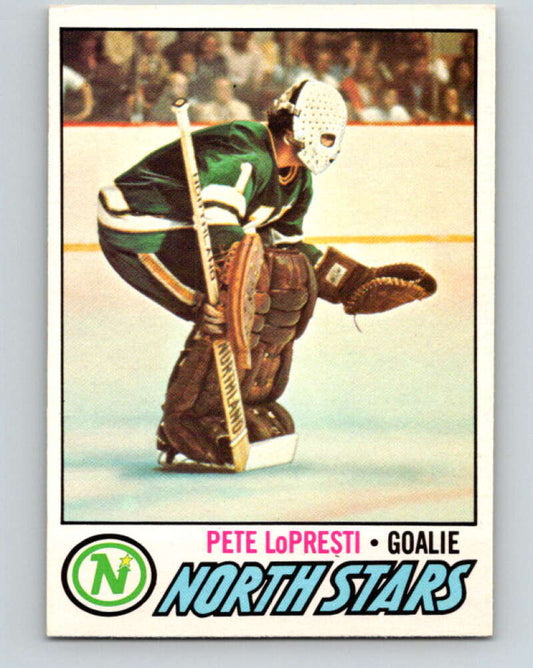 1977-78 O-Pee-Chee #13 Pete LoPresti  Minnesota North Stars  V12997