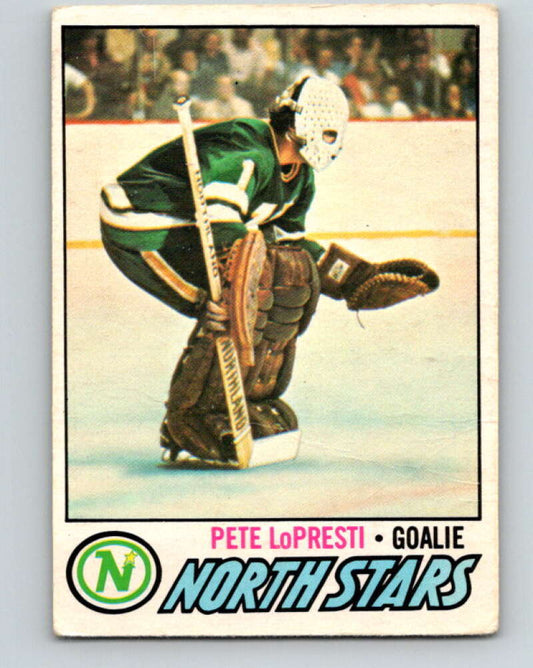 1977-78 O-Pee-Chee #13 Pete LoPresti  Minnesota North Stars  V13001
