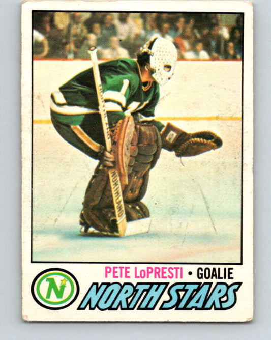 1977-78 O-Pee-Chee #13 Pete LoPresti  Minnesota North Stars  V13002