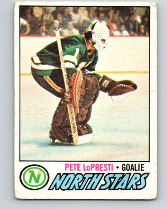 1977-78 O-Pee-Chee #13 Pete LoPresti  Minnesota North Stars  V13003