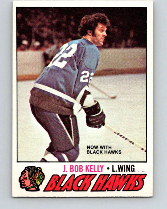 1977-78 O-Pee-Chee #14 J. Bob Kelly  Chicago Blackhawks  V13004