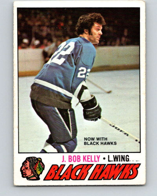 1977-78 O-Pee-Chee #14 J. Bob Kelly  Chicago Blackhawks  V13007