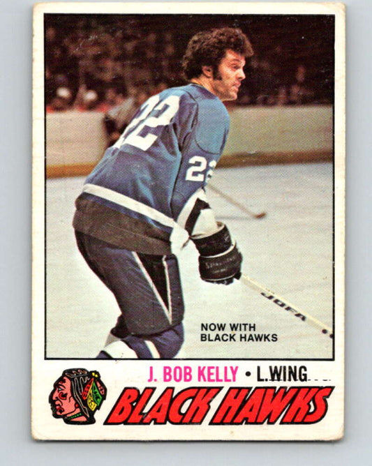 1977-78 O-Pee-Chee #14 J. Bob Kelly  Chicago Blackhawks  V13009