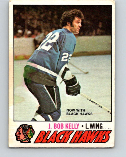 1977-78 O-Pee-Chee #14 J. Bob Kelly  Chicago Blackhawks  V13010