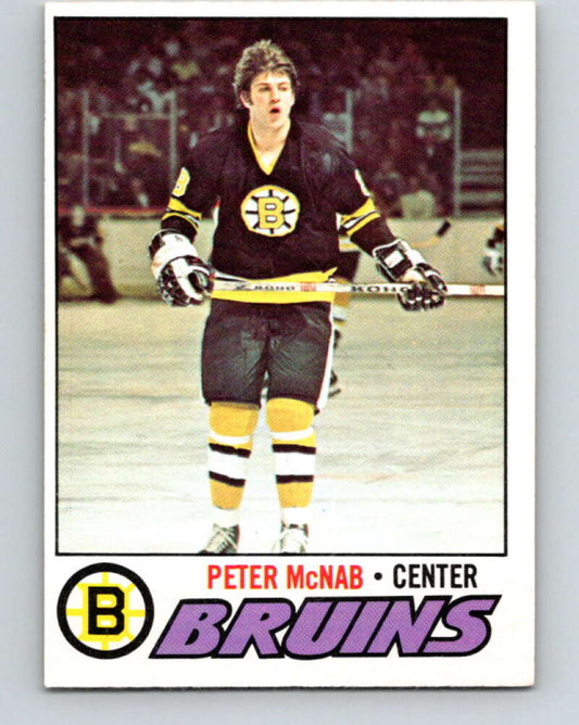1977-78 O-Pee-Chee #18 Peter McNab  Boston Bruins  V13033