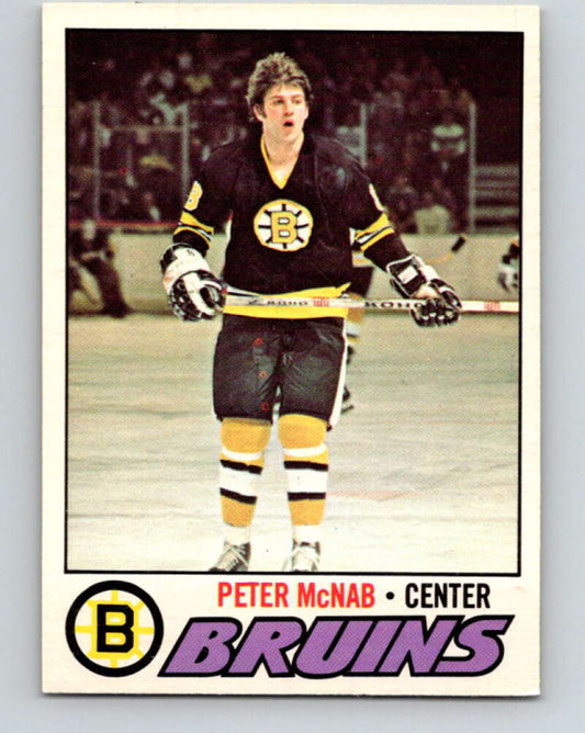 1977-78 O-Pee-Chee #18 Peter McNab  Boston Bruins  V13035