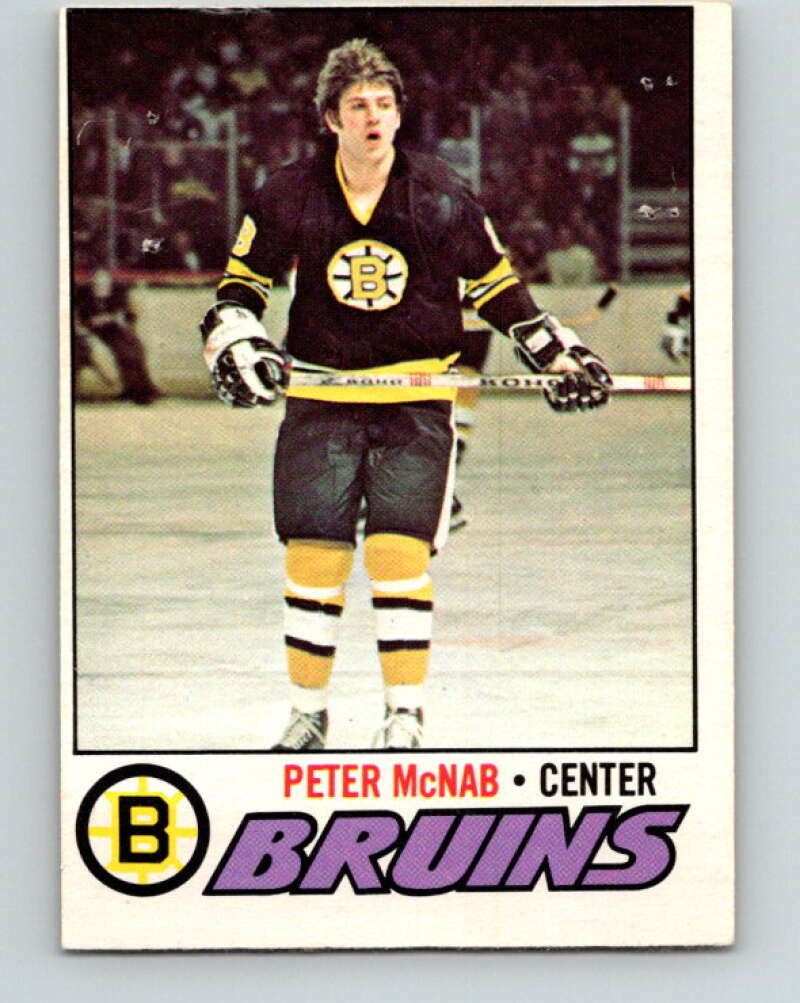 1977-78 O-Pee-Chee #18 Peter McNab  Boston Bruins  V13037