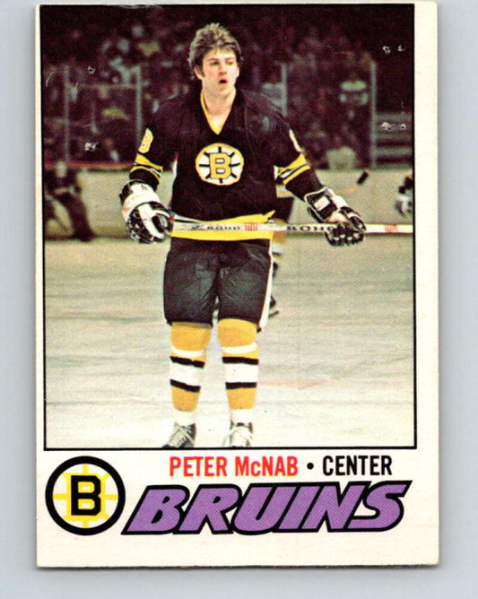 1977-78 O-Pee-Chee #18 Peter McNab  Boston Bruins  V13037
