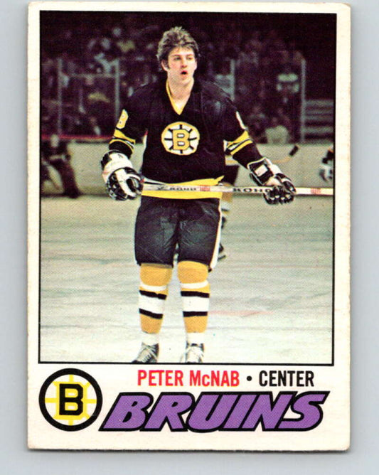 1977-78 O-Pee-Chee #18 Peter McNab  Boston Bruins  V13038
