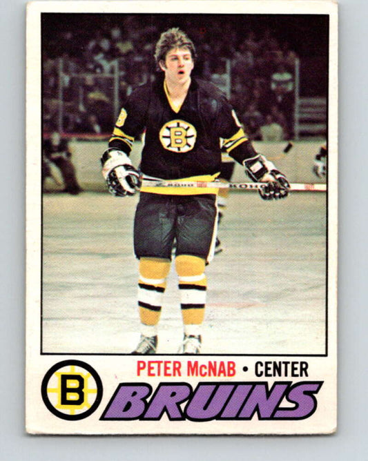 1977-78 O-Pee-Chee #18 Peter McNab  Boston Bruins  V13041