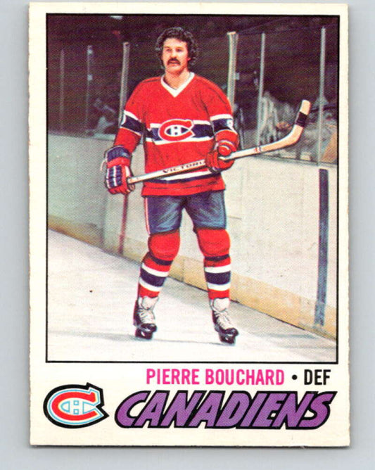 1977-78 O-Pee-Chee #20 Pierre Bouchard  Montreal Canadiens  V13044