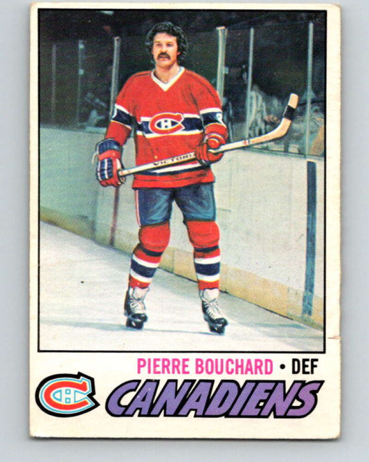 1977-78 O-Pee-Chee #20 Pierre Bouchard  Montreal Canadiens  V13047