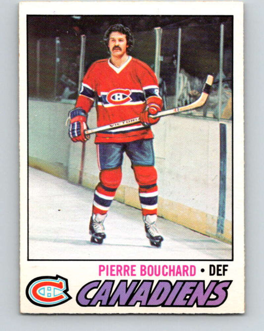 1977-78 O-Pee-Chee #20 Pierre Bouchard  Montreal Canadiens  V13048