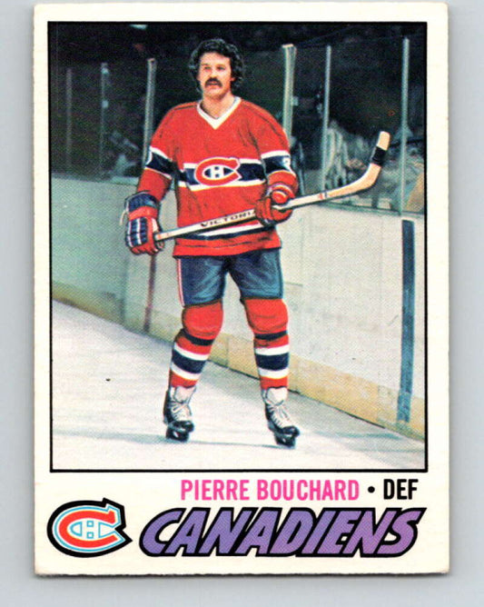 1977-78 O-Pee-Chee #20 Pierre Bouchard  Montreal Canadiens  V13050